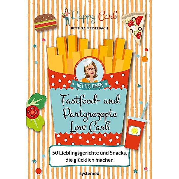 Happy Carb: Fastfood- und Partyrezepte Low Carb, Bettina Meiselbach