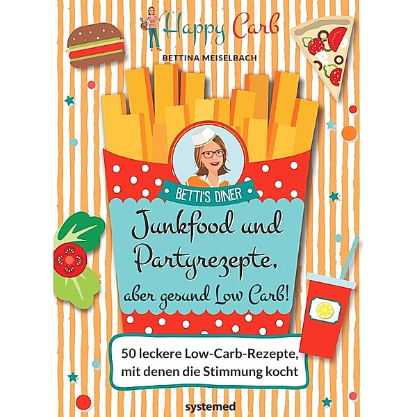 Happy Carb: Junkfood und Partyrezepte, aber gesund Low Carb!, Bettina Meiselbach