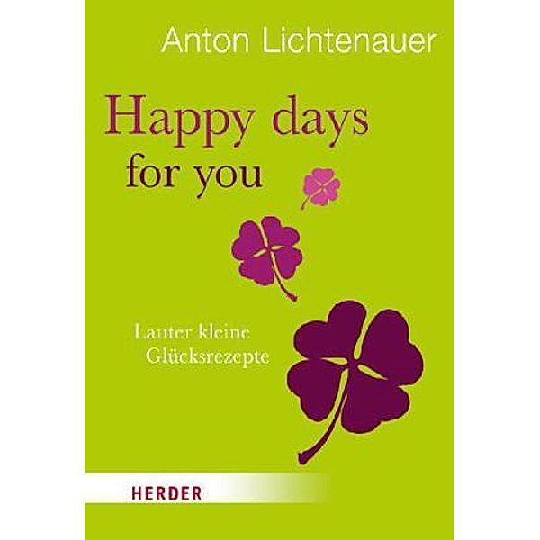 Happy days for you, Anton Lichtenauer