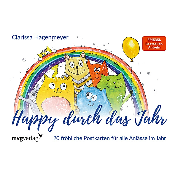 Happy durch das Jahr: Postkarten, Clarissa Hagenmeyer