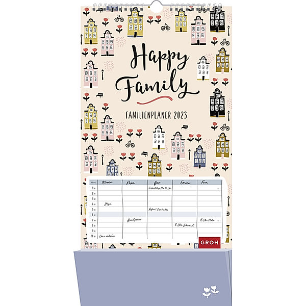 Happy Family - Familienplaner 2023, Groh Verlag