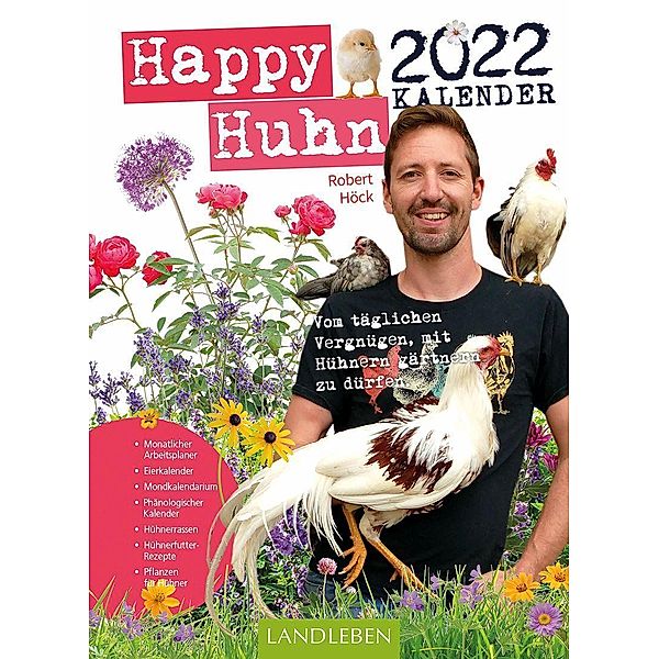 Happy Huhn Kalender 2022, Robert Höck