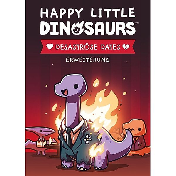 Asmodee, Unstable Games Happy Little Dinosaurs  Desaströse Dates, Ramy Badie
