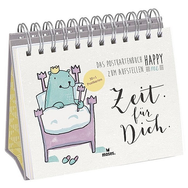 Happy me / Happy me 'Zeit für dich' Postkartenbuch zum Aufstellen, Silke Brandes