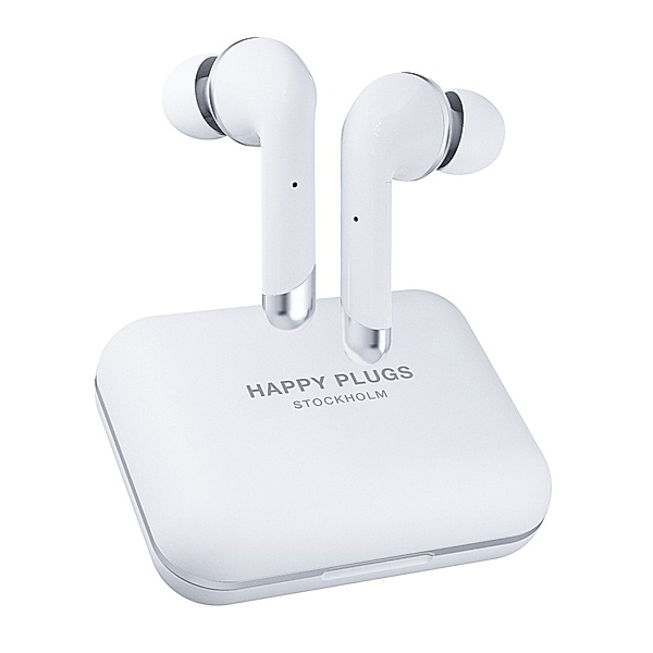 Happy Plugs Bluetooth®-Ohrhörer Air 1 Plus In Ear, True Wireless, Weiss