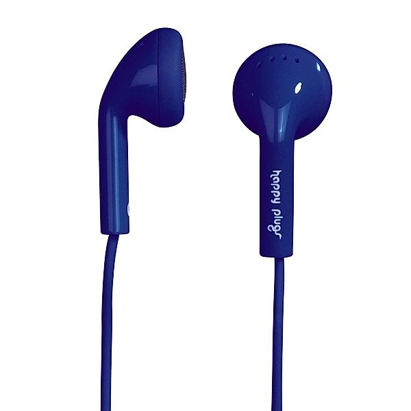 Happy Plugs Earbud-Headset, Kobalt