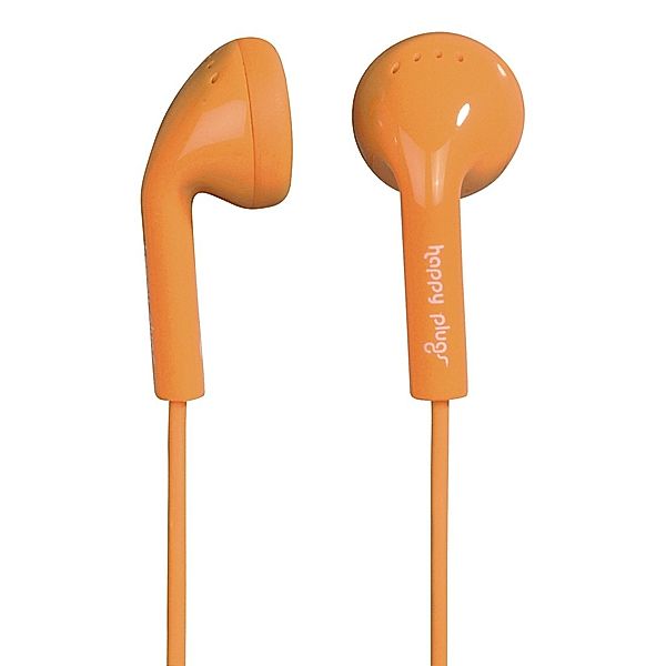 Happy Plugs Earbud-Headset, Orange