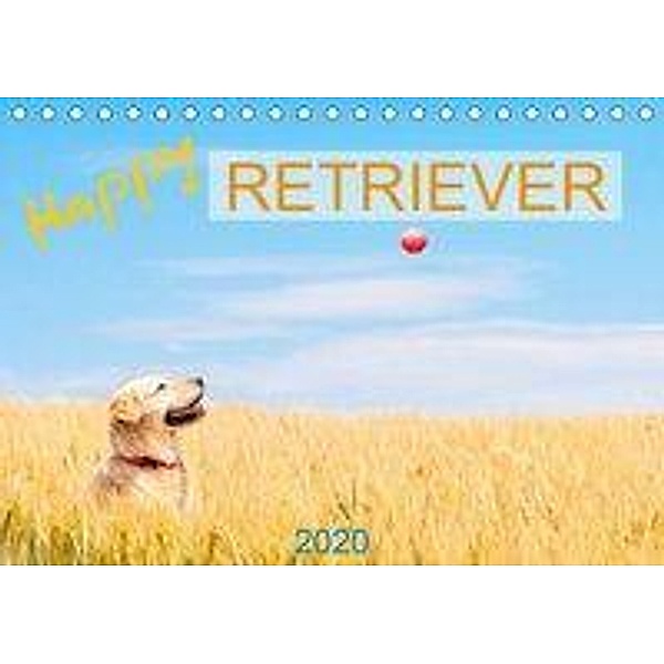 Happy Retriever (Tischkalender 2020 DIN A5 quer)