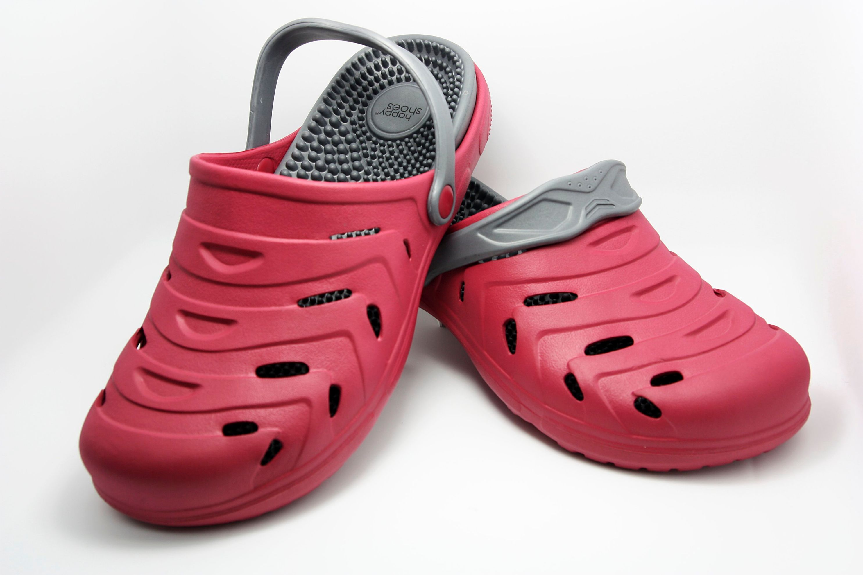 happy® shoes Clogs Massage-Wohlfühl-Schuh, rot Größe: 39 | Weltbild.de