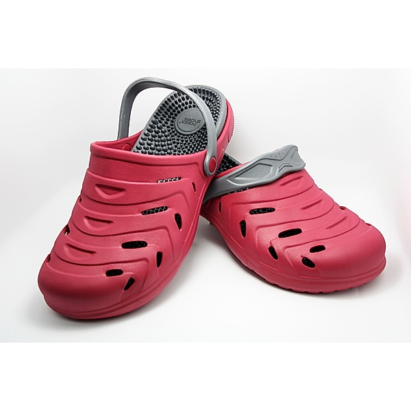 happy® shoes Clogs Massage-Wohlfühl-Schuh, rot (Größe: 40)