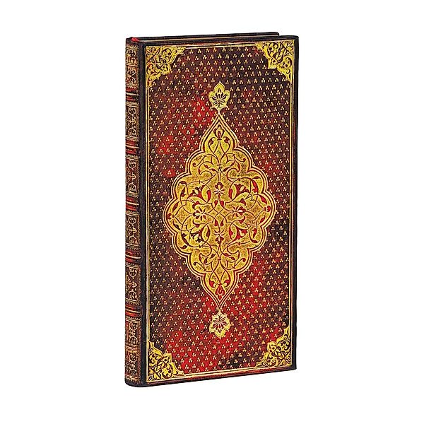 Hardcover Notizbuch Goldenes Kleeblatt Schlank Liniert