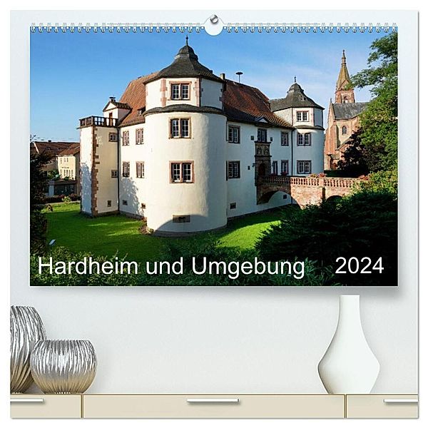 Hardheim und Umgebung (hochwertiger Premium Wandkalender 2024 DIN A2 quer), Kunstdruck in Hochglanz, Sergej Schmidt