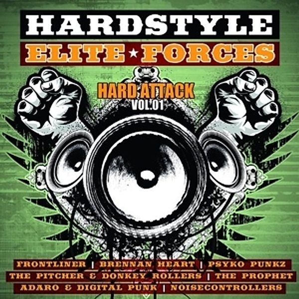 Hardstyle Elite Forces Vol.1, Diverse Interpreten