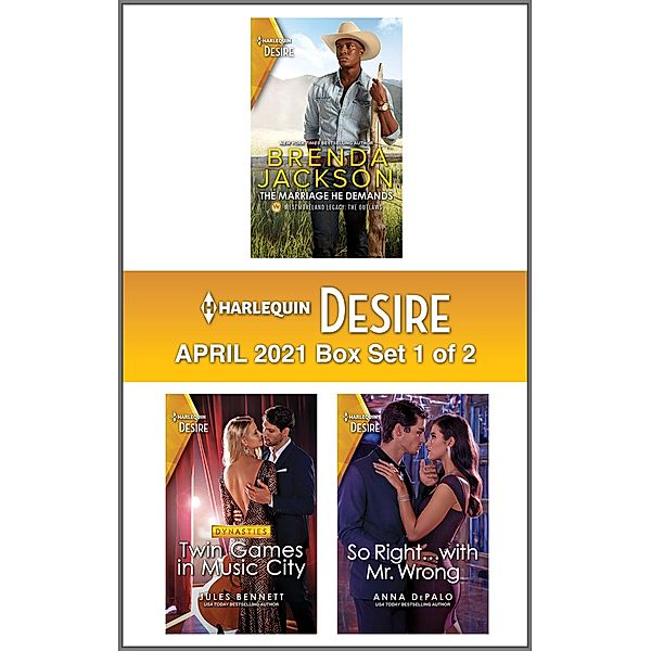 Harlequin Desire April 2021 - Box 1 of 2, Brenda Jackson, Jules Bennett, Anna Depalo