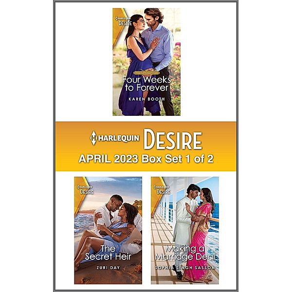 Harlequin Desire April 2023 - Box Set 1 of 2, Karen Booth, Zuri Day, Sophia Singh Sasson