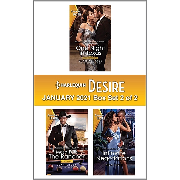 Harlequin Desire January 2021 - Box Set 2 of 2, Charlene Sands, Joanne Rock, Nicki Night