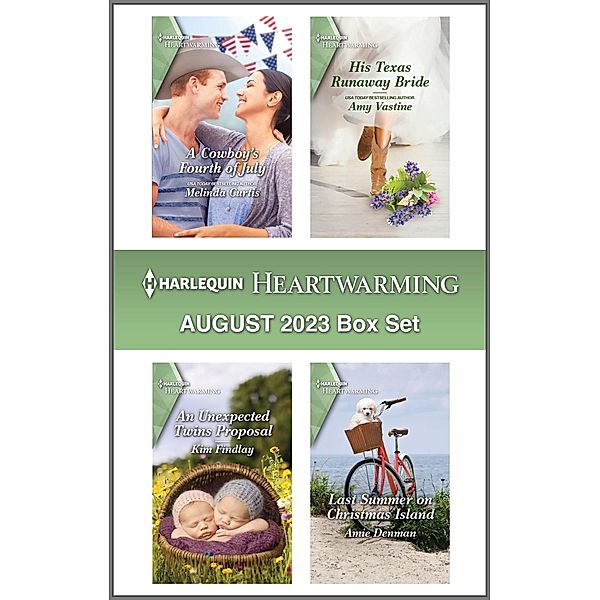 Harlequin Heartwarming August 2023 Box Set, Melinda Curtis, Amy Vastine, Kim Findlay, Amie Denman