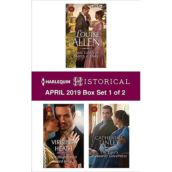 Harlequin Historical April 2019 - Box Set 1 of 2, Louise Allen, Virginia Heath, Catherine Tinley