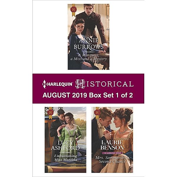 Harlequin Historical August 2019 - Box Set 1 of 2, Annie Burrows, Lucy Ashford, Laurie Benson
