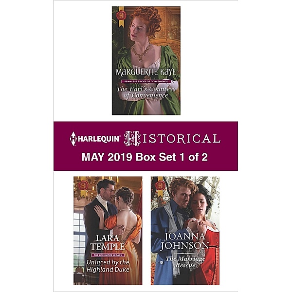 Harlequin Historical May 2019 - Box Set 1 of 2, Marguerite Kaye, Lara Temple, Joanna Johnson