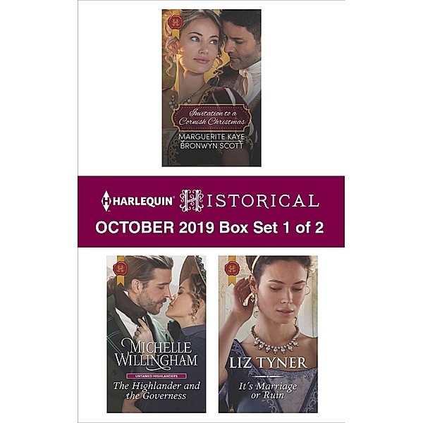 Harlequin Historical October 2019 - Box Set 1 of 2, Marguerite Kaye, Bronwyn Scott, Michelle Willingham, Liz Tyner