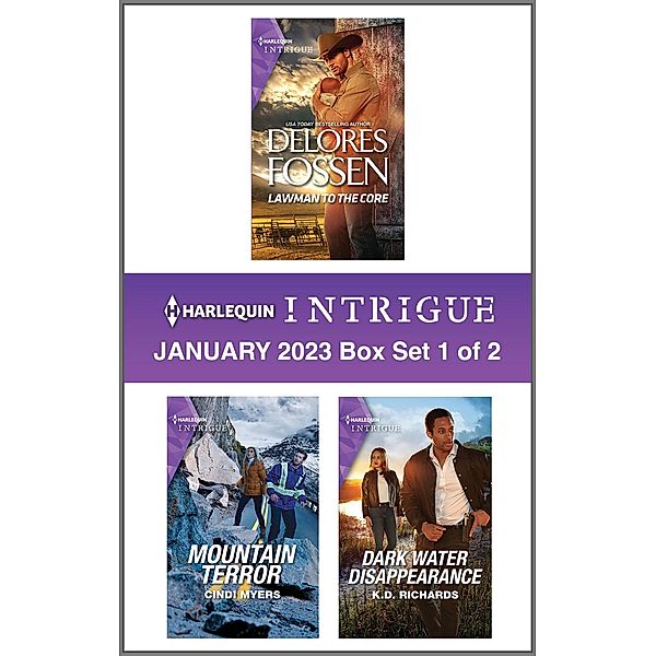 Harlequin Intrigue January 2023 - Box Set 1 of 2, Delores Fossen, Cindi Myers, K. D. Richards