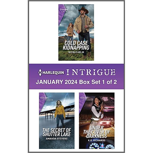 Harlequin Intrigue January 2024 - Box Set 1 of 2, Nicole Helm, Amanda Stevens, K. D. Richards