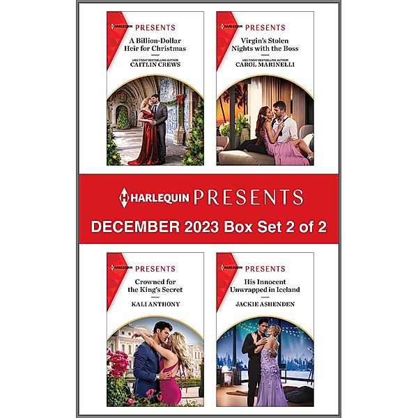 Harlequin Presents December 2023 - Box Set 2 of 2, Caitlin Crews, Carol Marinelli, Kali Anthony, Jackie Ashenden