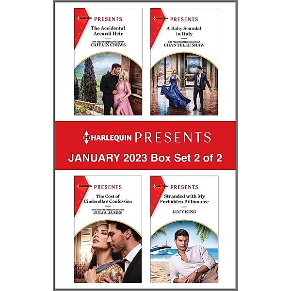 Harlequin Presents January 2023 - Box Set 2 of 2, Caitlin Crews, Chantelle Shaw, JULIA JAMES, Lucy King