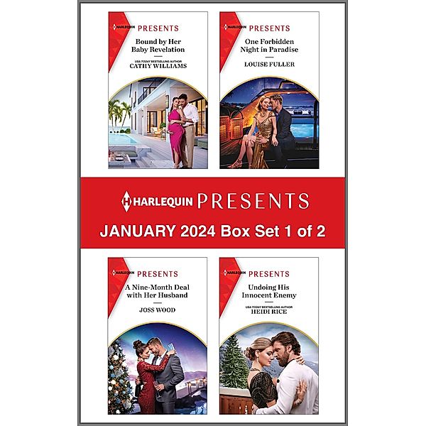 Harlequin Presents January 2024 - Box Set 1 of 2, Cathy Williams, Louise Fuller, Joss Wood, Heidi Rice