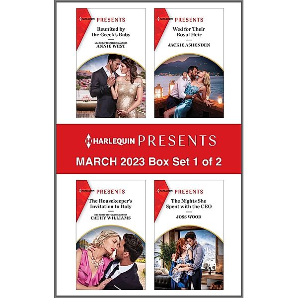 Harlequin Presents March 2023 - Box Set 1 of 2, Annie West, Jackie Ashenden, Cathy Williams, Joss Wood