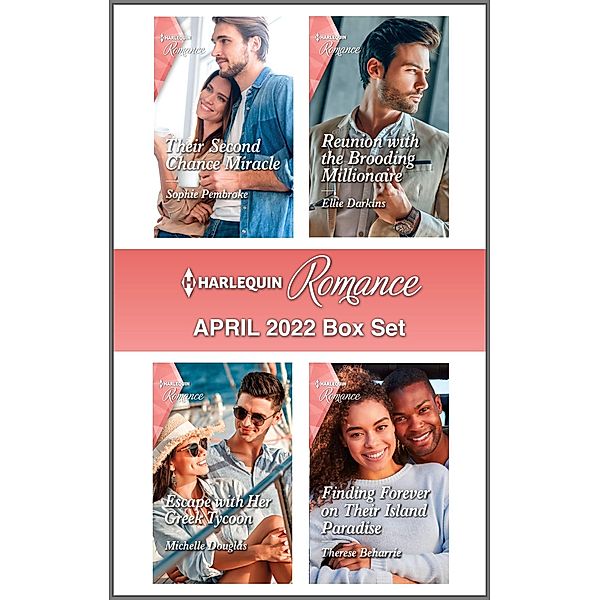 Harlequin Romance April 2022 Box Set, Sophie Pembroke, Ellie Darkins, Michelle Douglas, Therese Beharrie