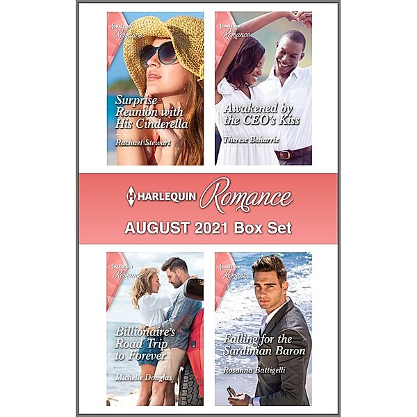 Harlequin Romance August 2021 Box Set, Rachael Stewart, Therese Beharrie, Michelle Douglas, Rosanna Battigelli