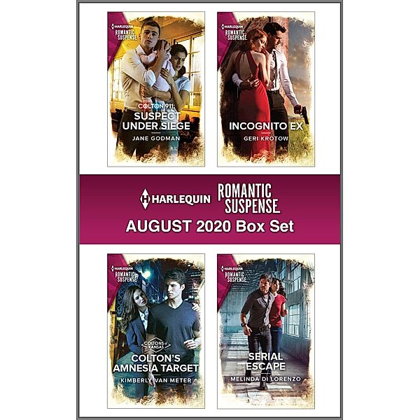 Harlequin Romantic Suspense August 2020 Box Set, Jane Godman, Kimberly Van Meter, Geri Krotow, Melinda Di Lorenzo