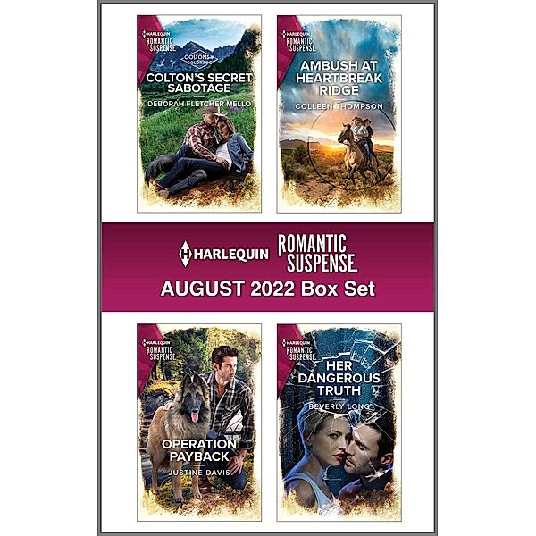 Harlequin Romantic Suspense August 2022 - Box Set, Deborah Fletcher Mello, Justine Davis, Colleen Thompson, Beverly Long