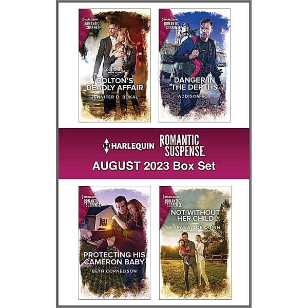 Harlequin Romantic Suspense August 2023 - Box Set, Jennifer D. Bokal, Addison Fox, Beth Cornelison, Tara Taylor Quinn