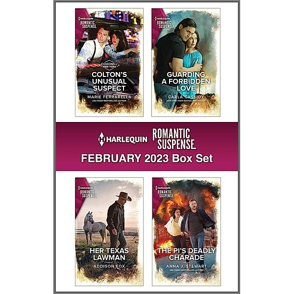 Harlequin Romantic Suspense February 2023 - Box Set, Marie Ferrarella, Carla Cassidy, Addison Fox, Anna J. Stewart