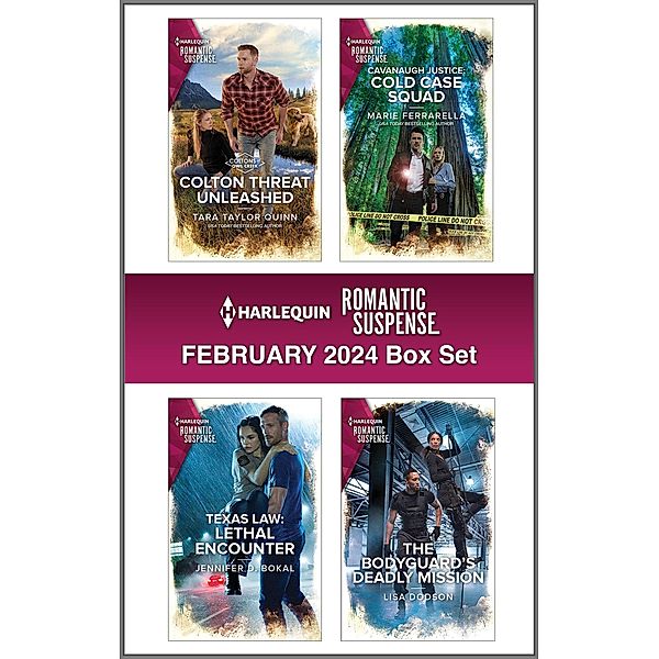 Harlequin Romantic Suspense February 2024 - Box Set, Tara Taylor Quinn, Marie Ferrarella, Jennifer D. Bokal, Lisa Dodson