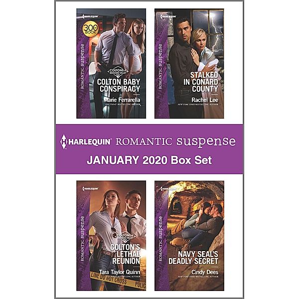 Harlequin Romantic Suspense January 2020 Box Set, Marie Ferrarella, Tara Taylor Quinn, Rachel Lee, Cindy Dees