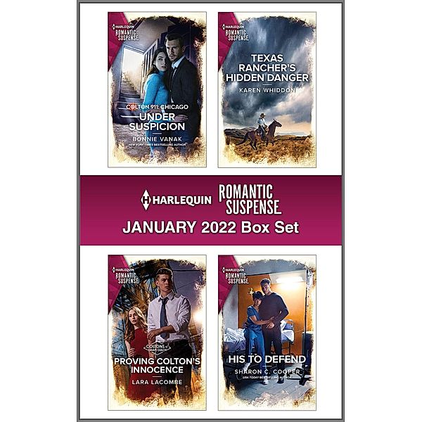 Harlequin Romantic Suspense January 2022 - Box Set, Bonnie Vanak, Lara Lacombe, Karen Whiddon, Sharon C. Cooper