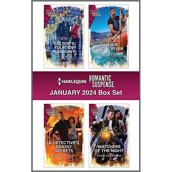 Harlequin Romantic Suspense January 2024 - Box Set, Kacy Cross, Tara Taylor Quinn, Anna J. Stewart, Charlene Parris