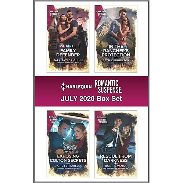 Harlequin Romantic Suspense July 2020 Box Set, Tara Taylor Quinn, Marie Ferrarella, Beth Cornelison, Bonnie Vanak