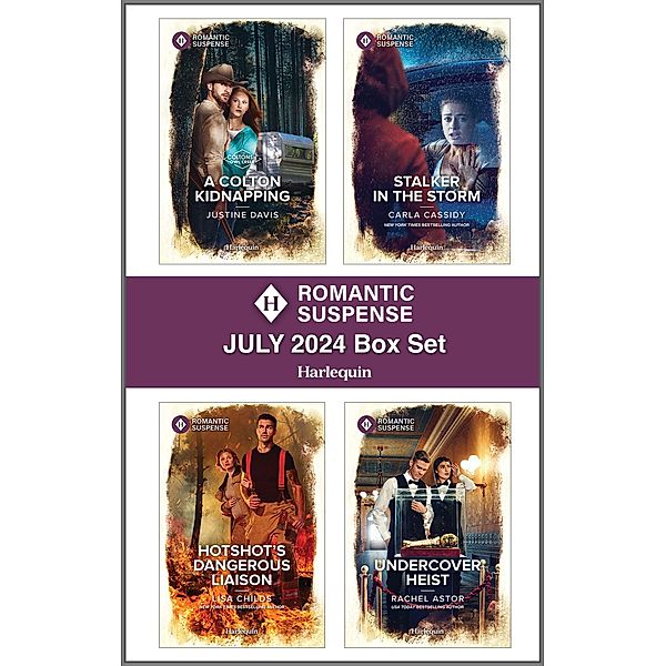 Harlequin Romantic Suspense July 2024 - Box Set, Justine Davis, Carla Cassidy, Lisa Childs, Rachel Astor