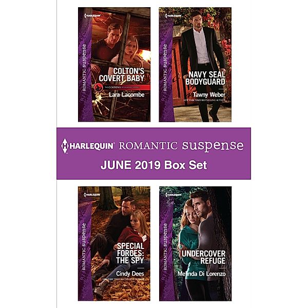 Harlequin Romantic Suspense June 2019 Box Set, Lara Lacombe, Cindy Dees, Tawny Weber, Melinda Di Lorenzo