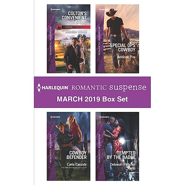 Harlequin Romantic Suspense March 2019 Box Set, Jennifer Morey, Carla Cassidy, Addison Fox, Deborah Fletcher Mello