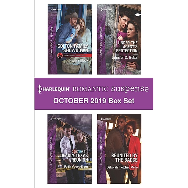 Harlequin Romantic Suspense October 2019 Box Set, Deborah Fletcher Mello, Regan Black, Beth Cornelison, Jennifer D. Bokal