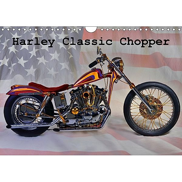 Harley Classic Chopper (Wandkalender 2018 DIN A4 quer), Ingo Laue