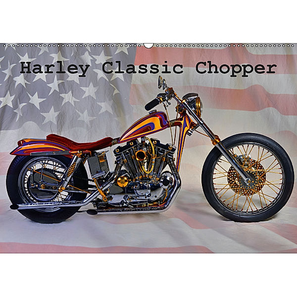 Harley Classic Chopper (Wandkalender 2019 DIN A2 quer), Ingo Laue
