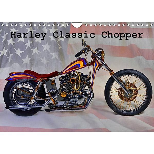 Harley Classic Chopper (Wandkalender 2023 DIN A4 quer), Ingo Laue