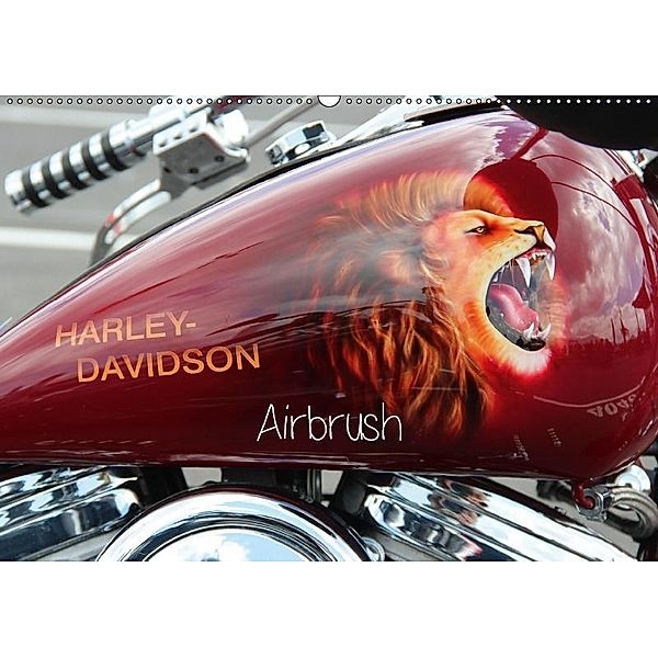 Harley Davidson - Airbrush (Wandkalender 2017 DIN A2 quer), Matthias Brix - Studio Brix